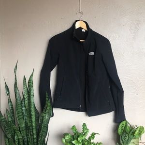 North Face black zip up jacket (Small)